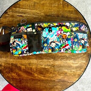 TOKIDOKI x LE SPORT SAC CELEBRAZIONE CAREZZA 2009 NYLON HIP BELT BAG FANNY PACK